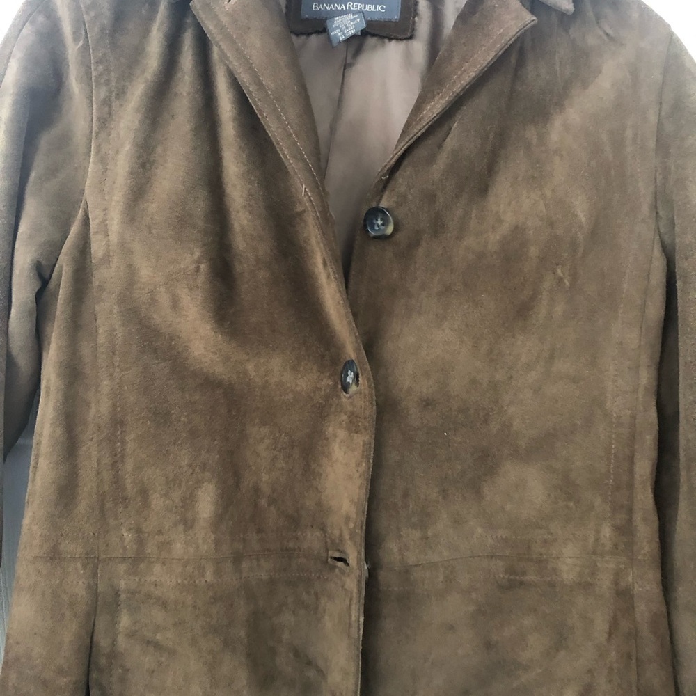 Banana Republic Suede Jacket Size 4